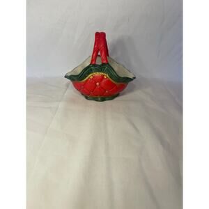Decorative mini–Christmas Ceramic basket